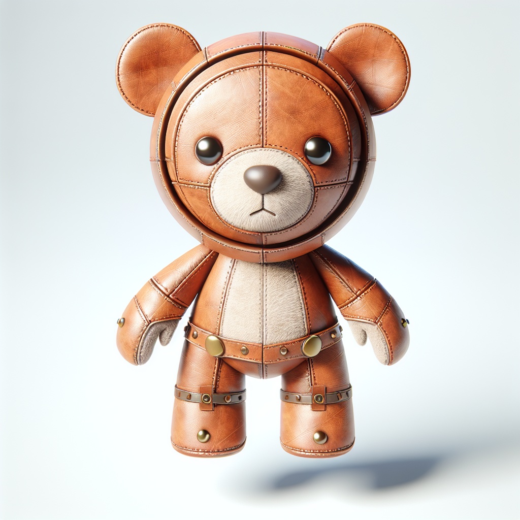 Single Isolated 3d Model Of Plushie (FBX, GLB, OBJ, USDZ/PBR)