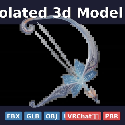 Single Isolated 3d Model Of Elven (FBX, GLB, OBJ, USDZ/PBR)