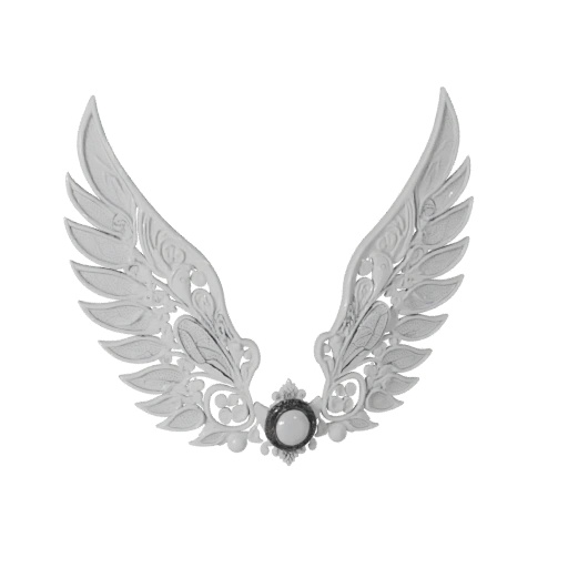 Single Isolated 3d Model Of Fairy (FBX, GLB, OBJ, USDZ/PBR)