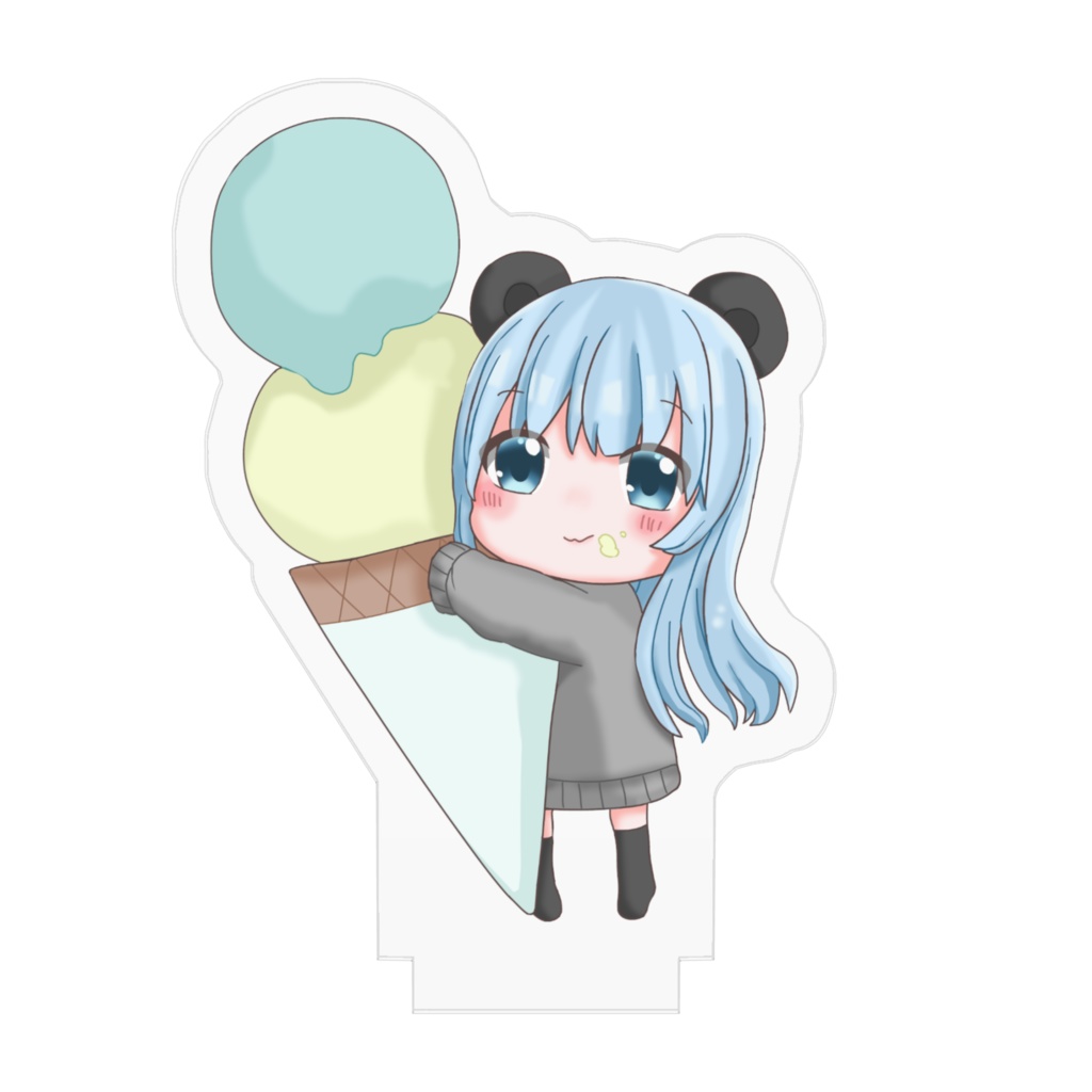 アイス持ちねむりいぬアクスタ