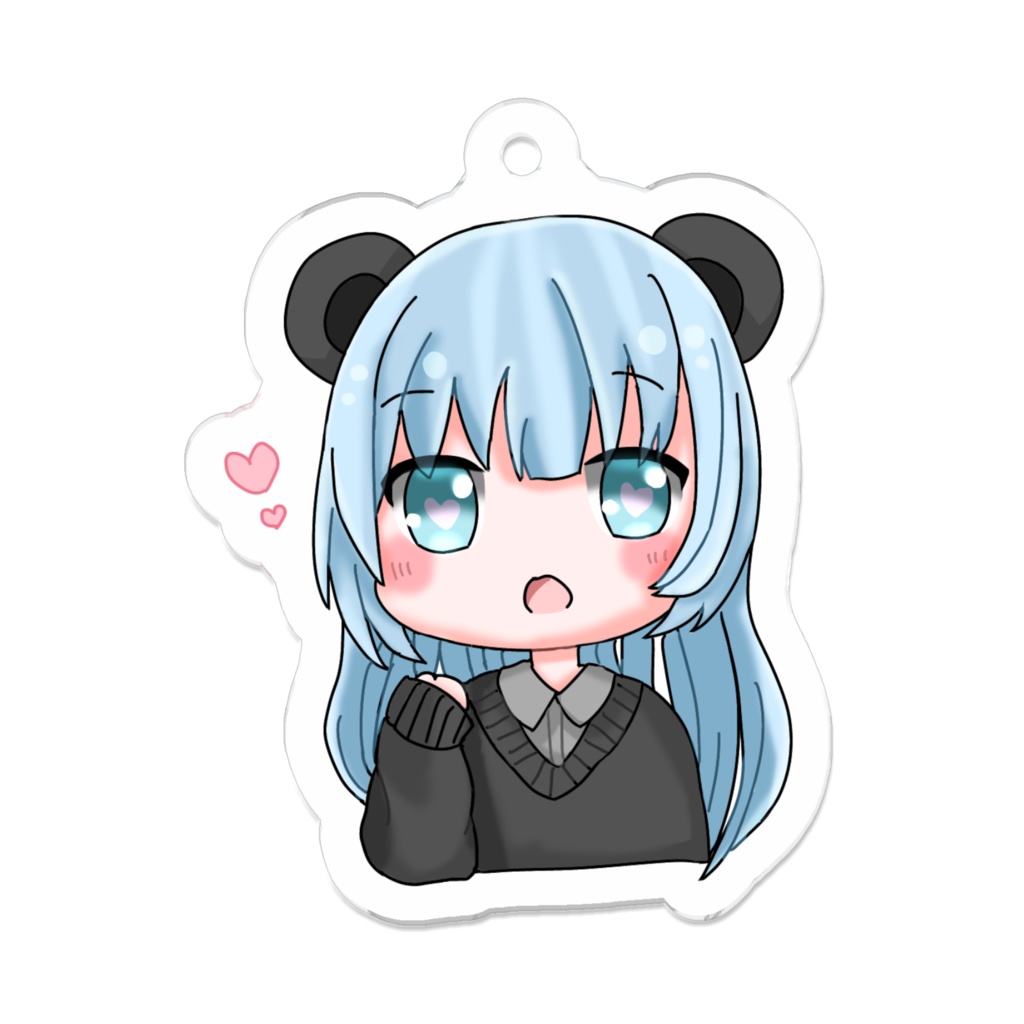目がハートいぬ