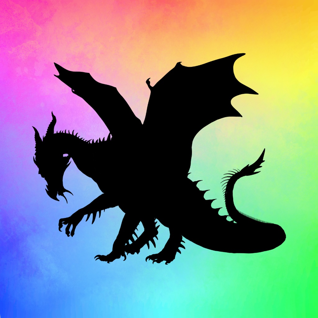 運気上昇龍クリップアート 20点セット(PNG)