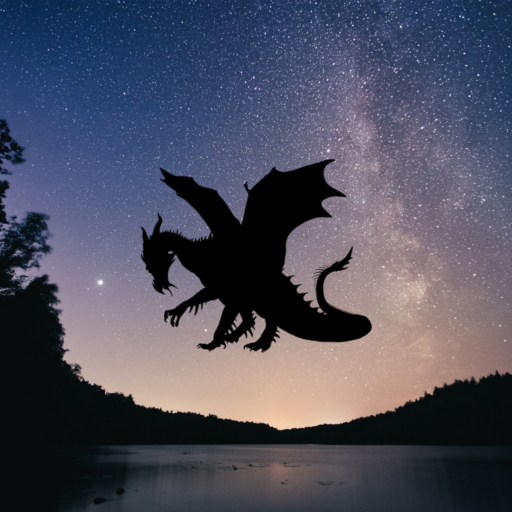 運気上昇龍クリップアート 20点セット(PNG)