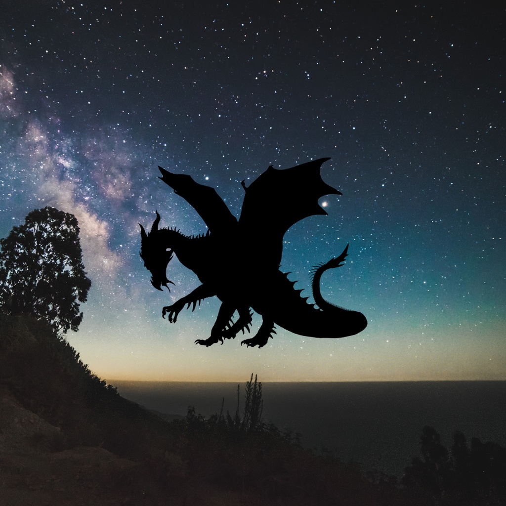 運気上昇龍クリップアート 20点セット(PNG)