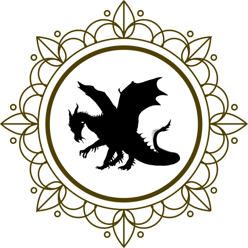 運気上昇龍クリップアート 20点セット(PNG)