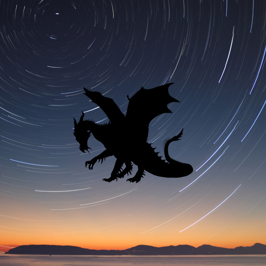 運気上昇龍クリップアート 20点セット(PNG)