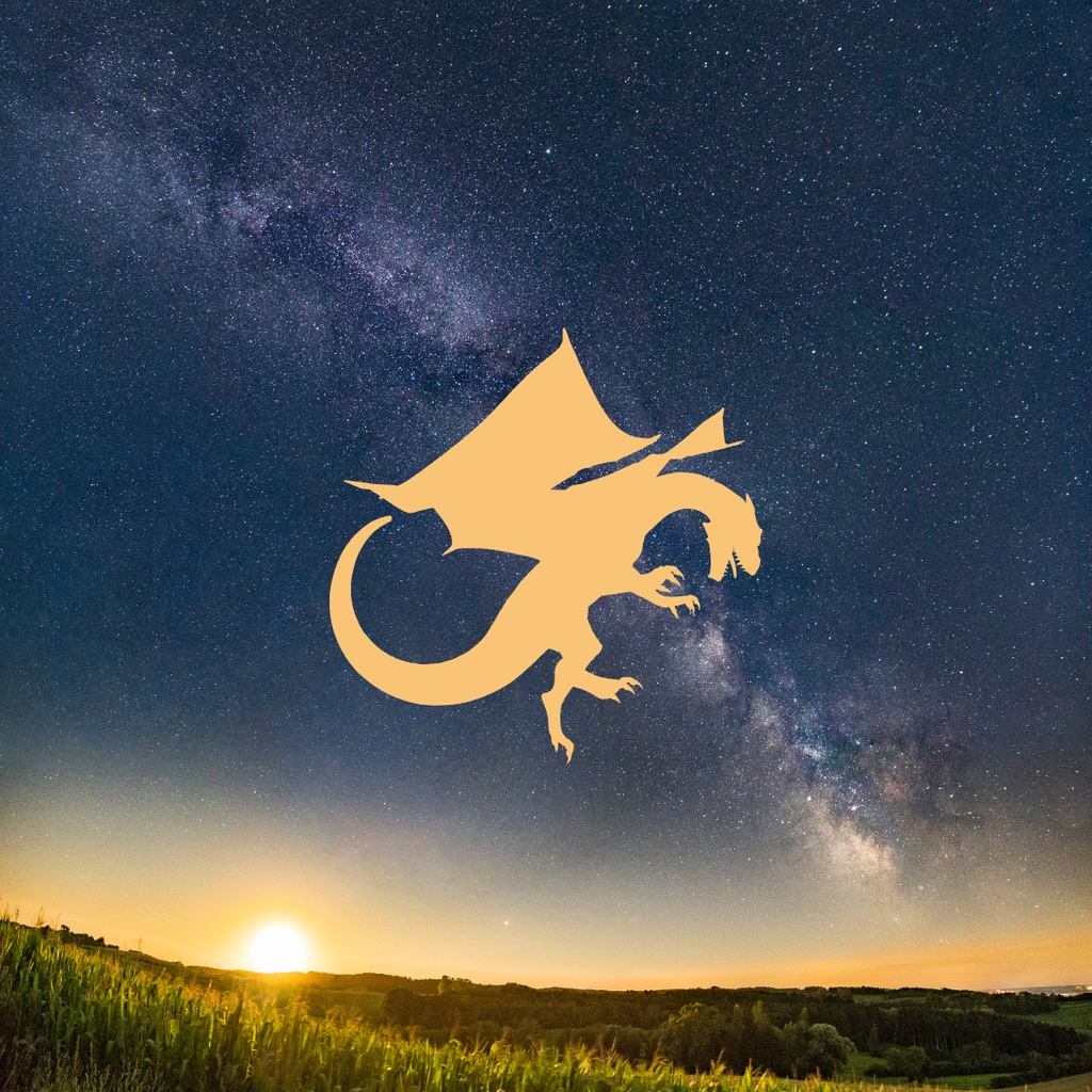 運気上昇龍クリップアート 48点セット(PNG)