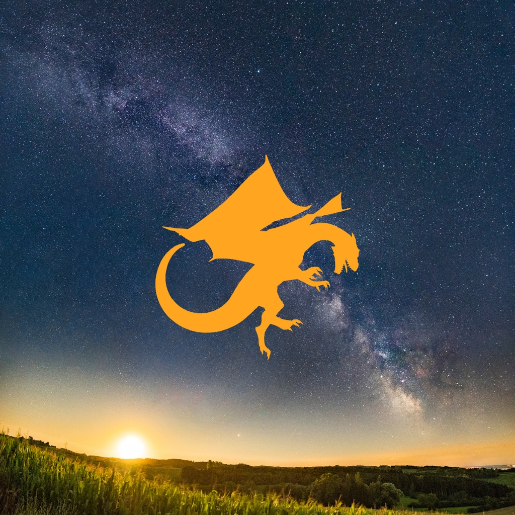 運気上昇龍クリップアート 48点セット(PNG)