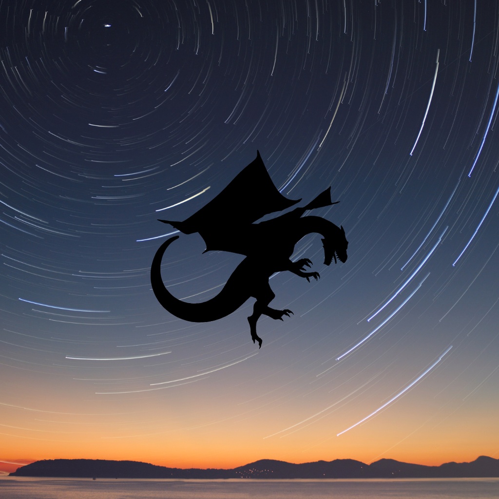 運気上昇龍クリップアート 48点セット(PNG)