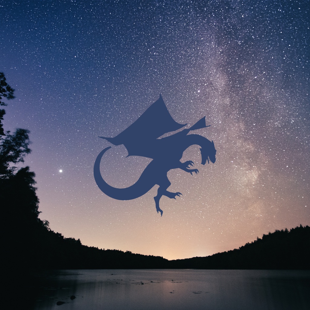 運気上昇龍クリップアート 48点セット(PNG)