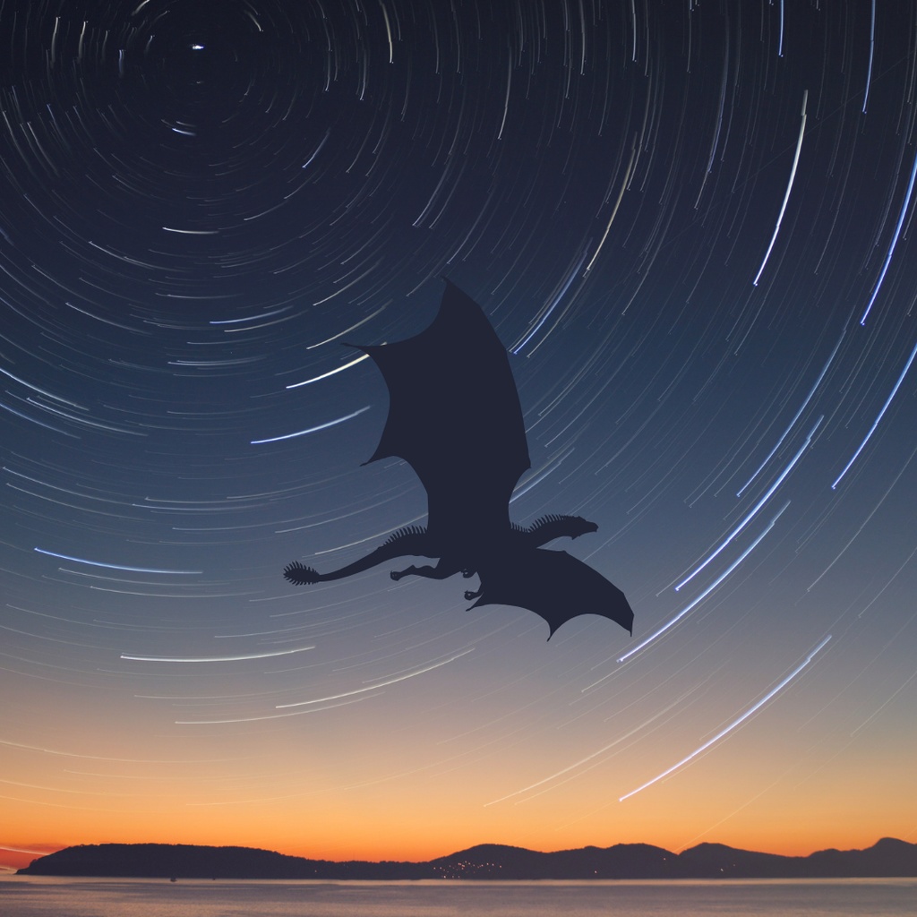 運気上昇龍クリップアート 55点セット(PNG)