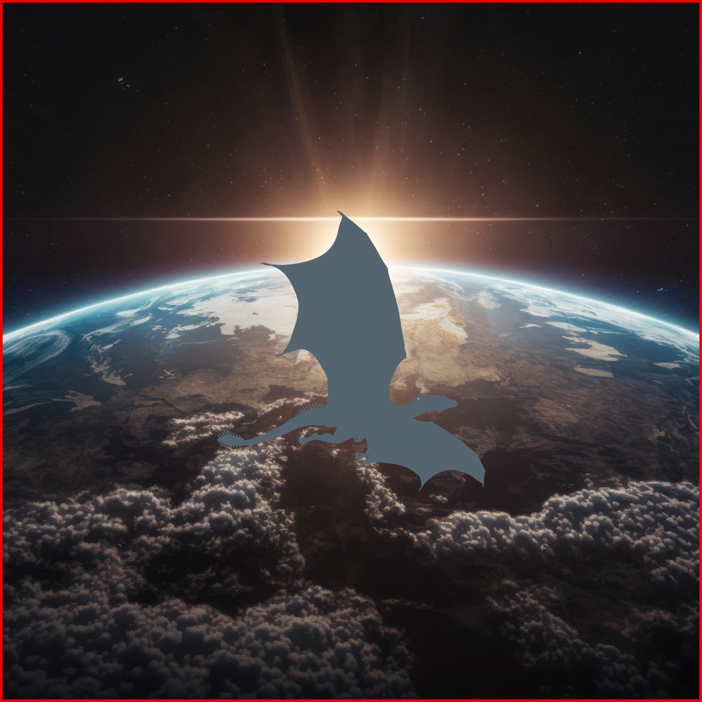 運気上昇龍クリップアート 55点セット(PNG)