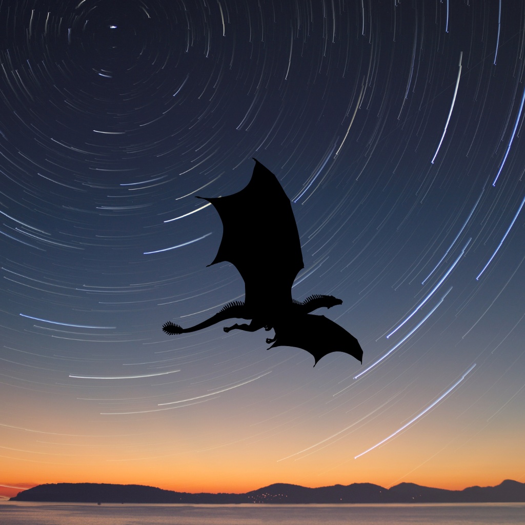 運気上昇龍クリップアート 55点セット(PNG)