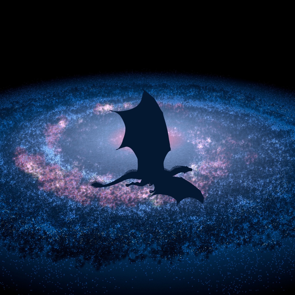 運気上昇龍クリップアート 55点セット(PNG)