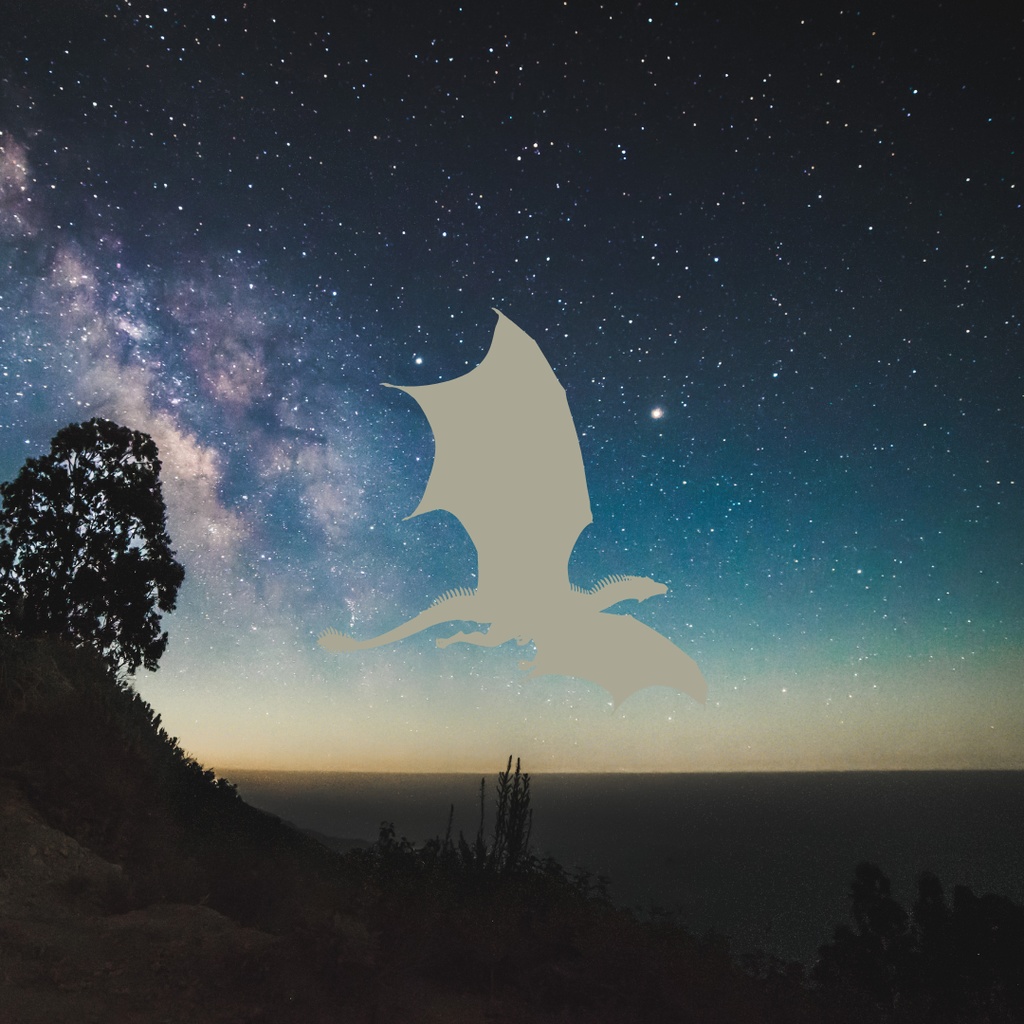 運気上昇龍クリップアート 55点セット(PNG)