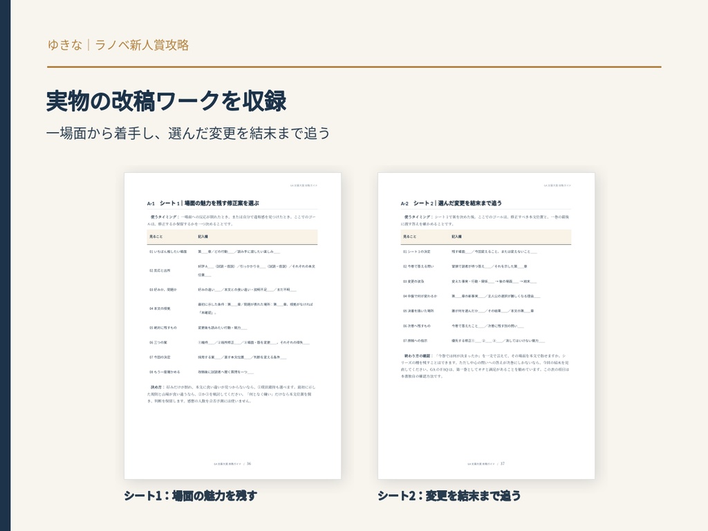 【PDF・41P】GA文庫大賞 攻略ガイド|公式選評・評価シートから考える『選ばれる原稿』の書き方