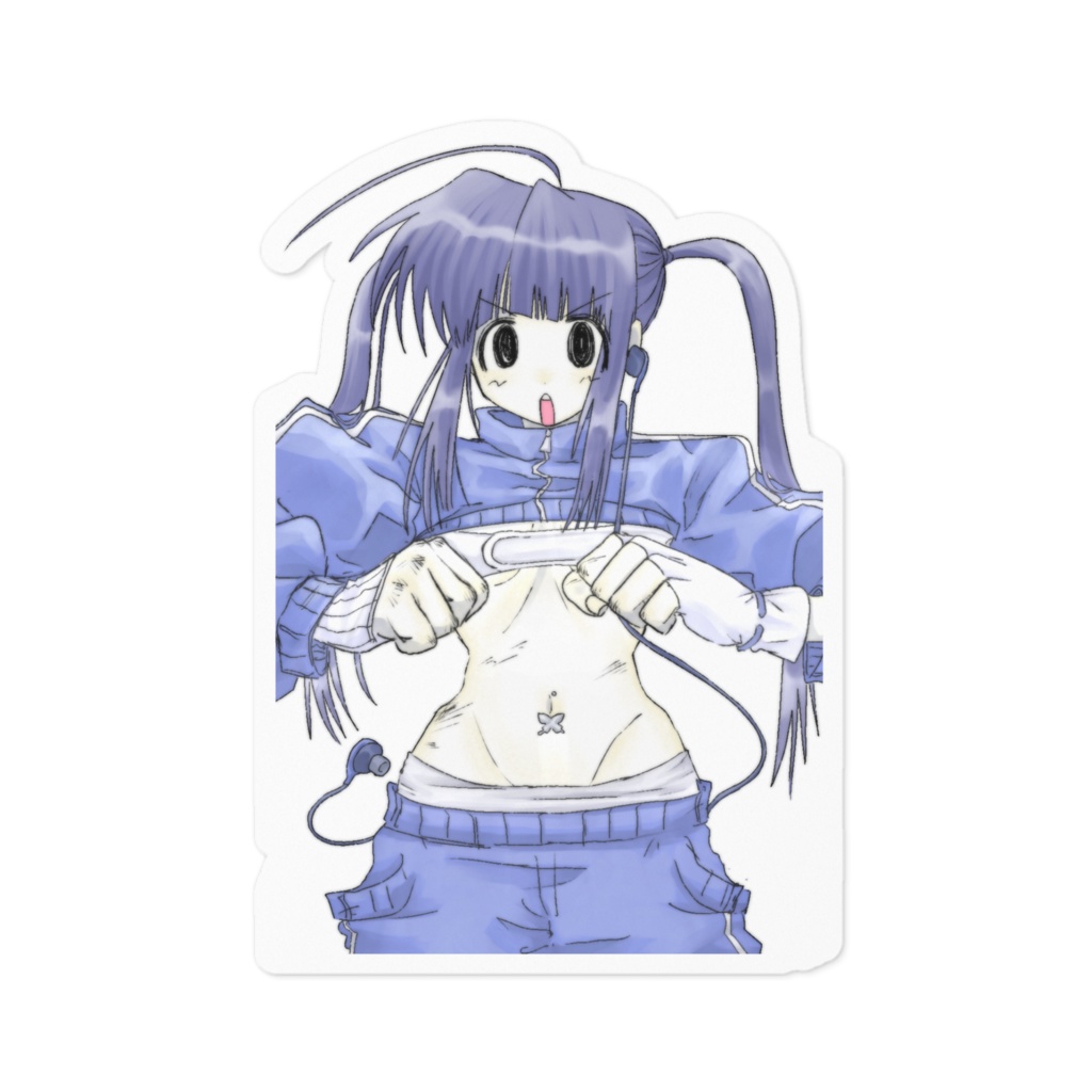 スーパーイイかんじ子ステッカー1