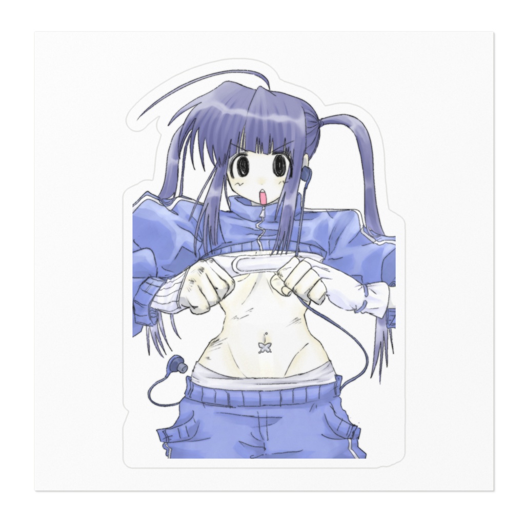 スーパーイイかんじ子ステッカー1