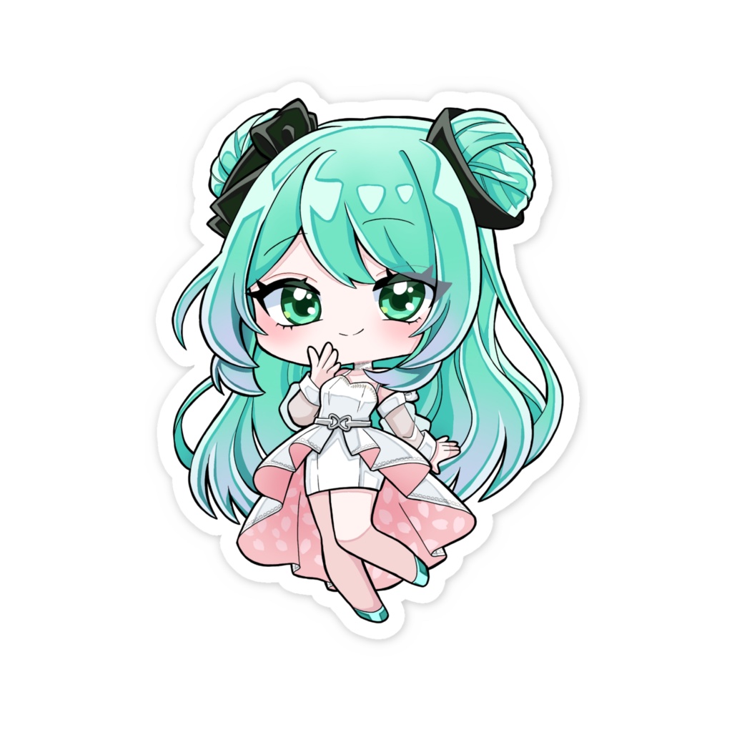 春田こまちミニキャラスマホステッカー