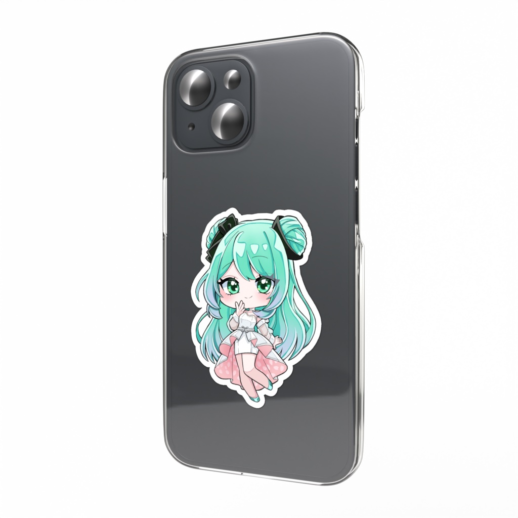 春田こまちミニキャラスマホステッカー