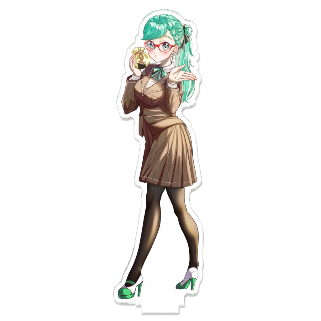 春田こまち【メガネ👓️】 つながるアクスタ バレンタインエディション(with 青海ましろ/白詰さよは)