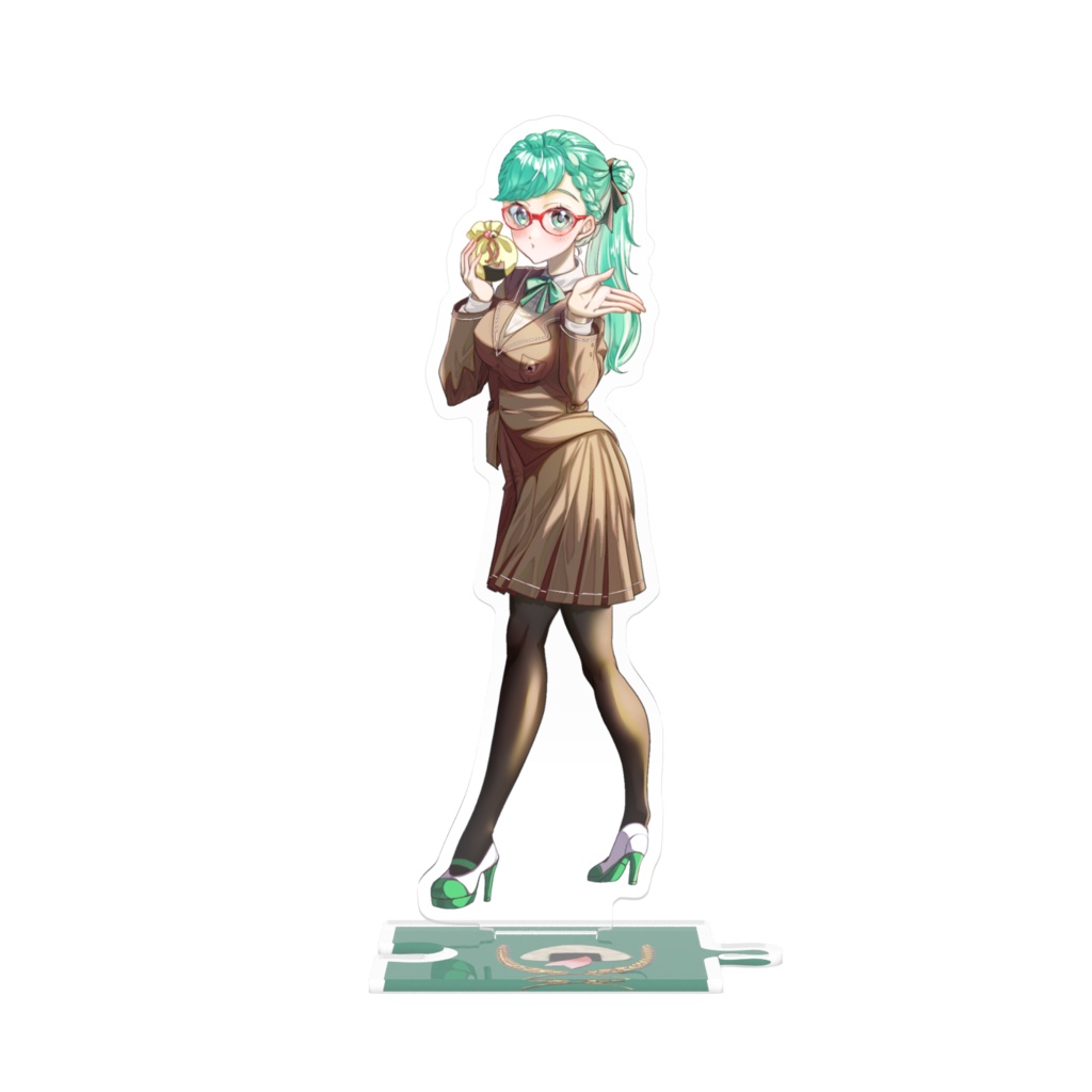 春田こまち【メガネ👓️】 つながるアクスタ バレンタインエディション（with 青海ましろ／白詰さよは）