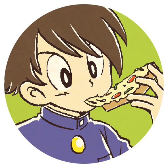 ピザトーストとヒロくん