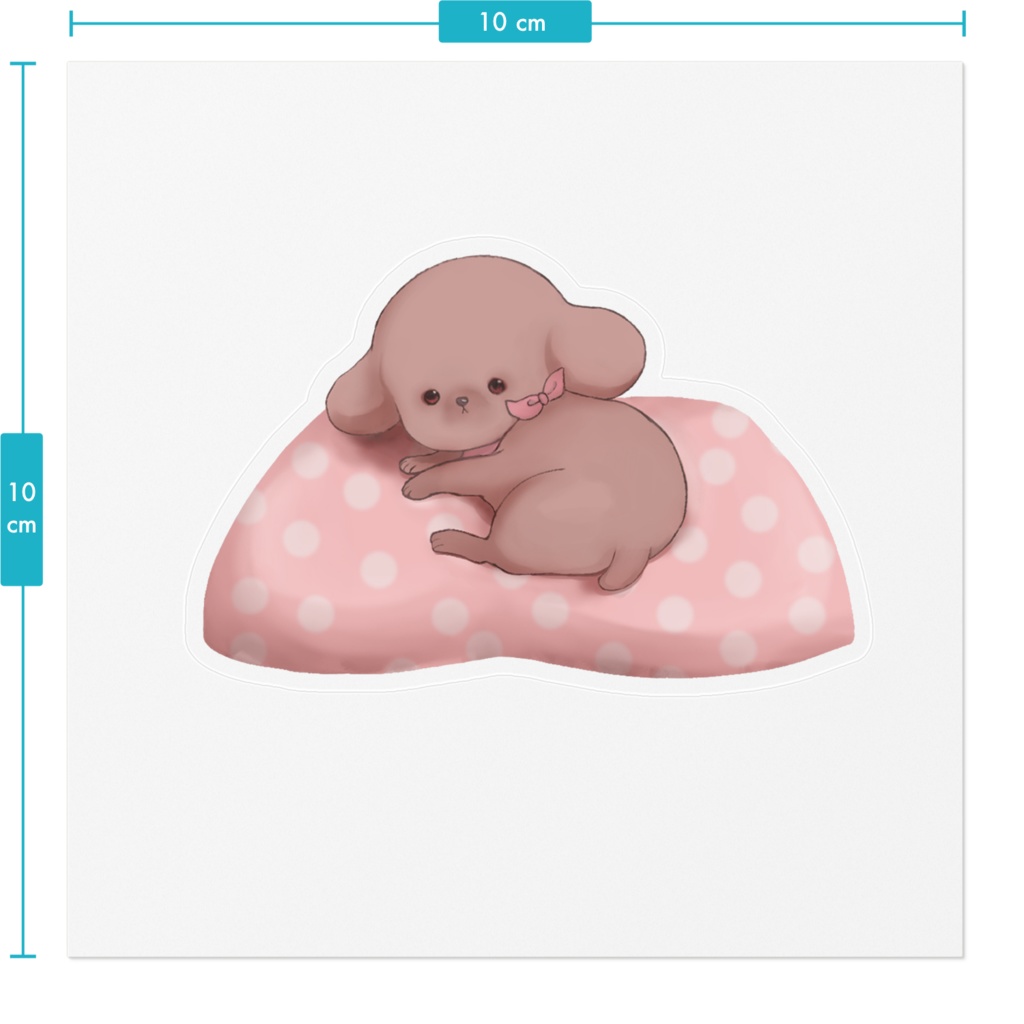 ころんとティーカップステッカー