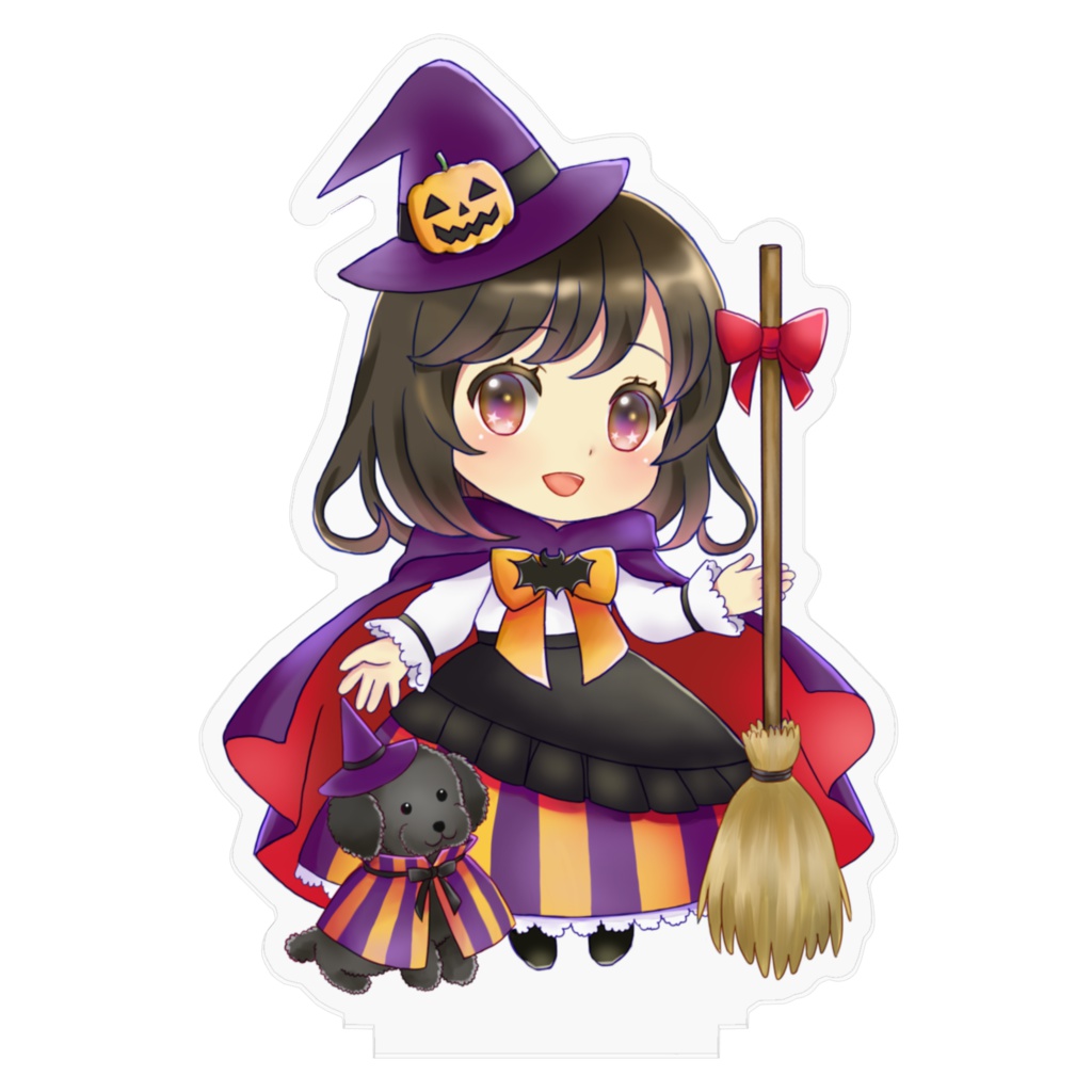 ハロウィン女の子アクリルフィギュア
