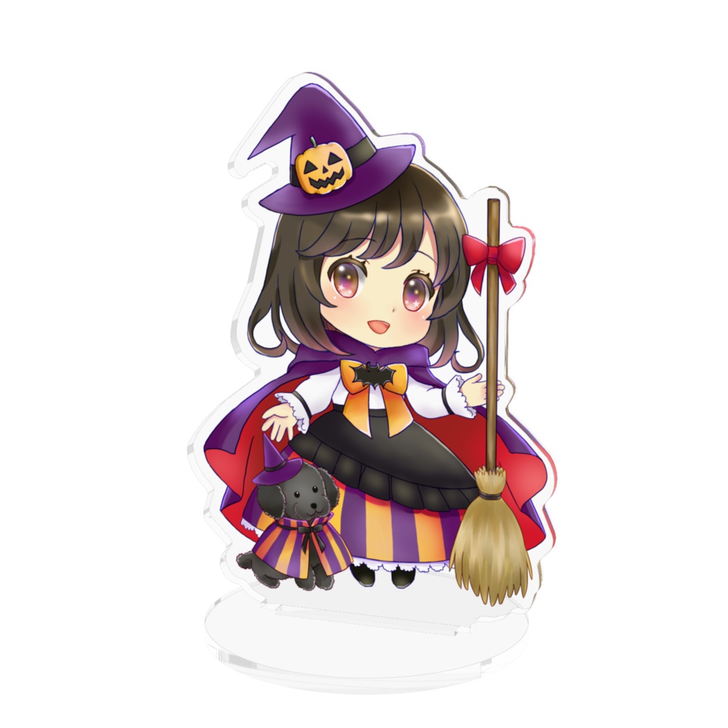ハロウィン女の子アクリルフィギュア