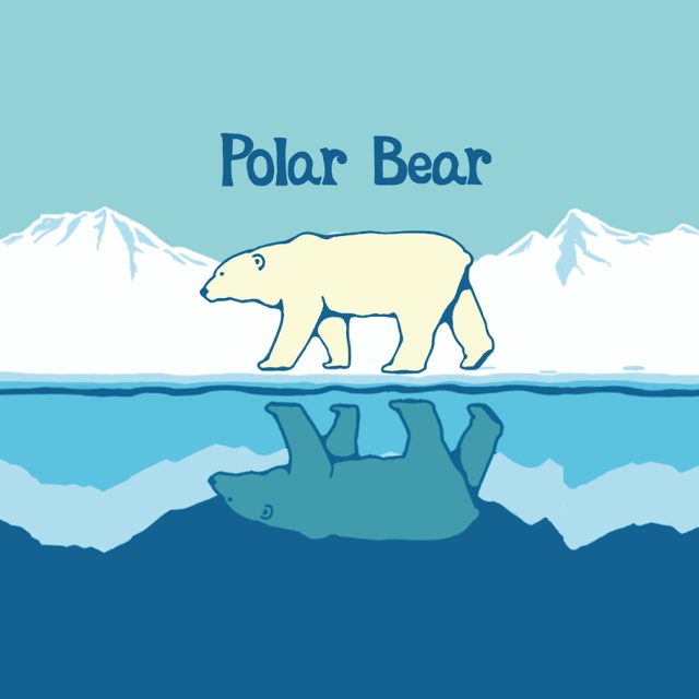 【iPhone11・iPhone SE2対応】シロクマ・スマホケースiPhone用【シロクマ】