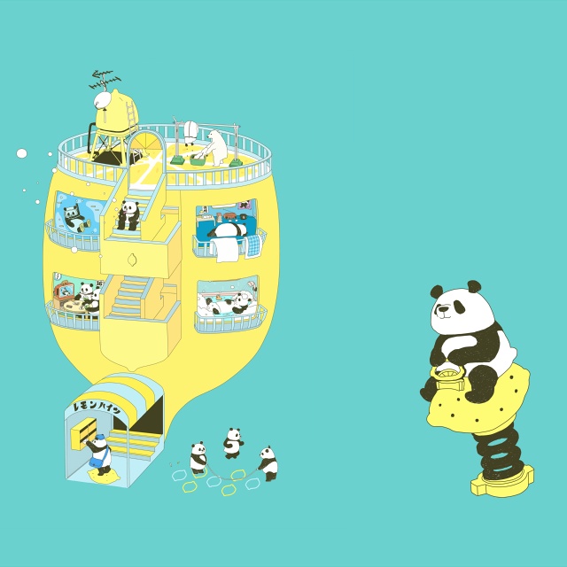 パンダ【iPhone12・iPhone SE2対応】パンダンチ グラニフコラボモデル 手帳型スマホケースiPhone用【各機種あります】