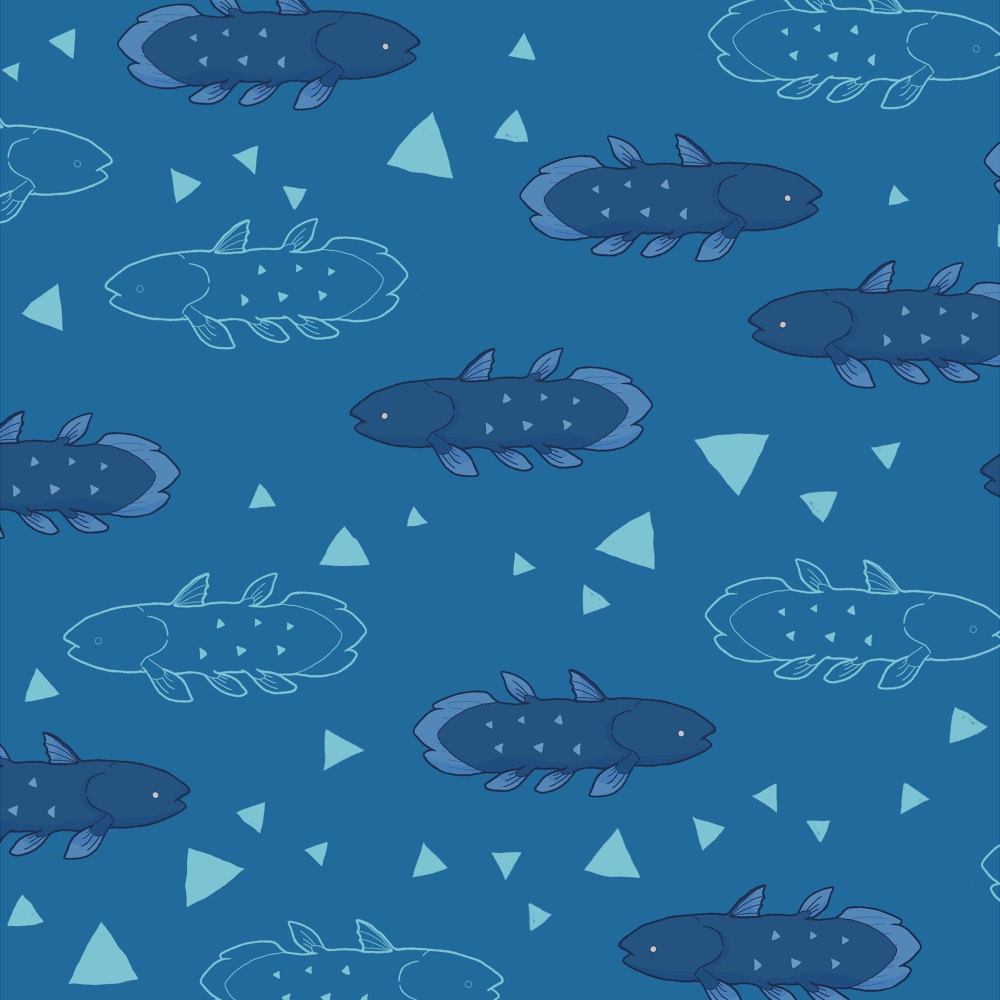 シーラカンス【iPhone12・iPhoneXS対応】シーラカンス・シーラカンス ブルー手帳型スマホケース iPhone用【各機種あります】