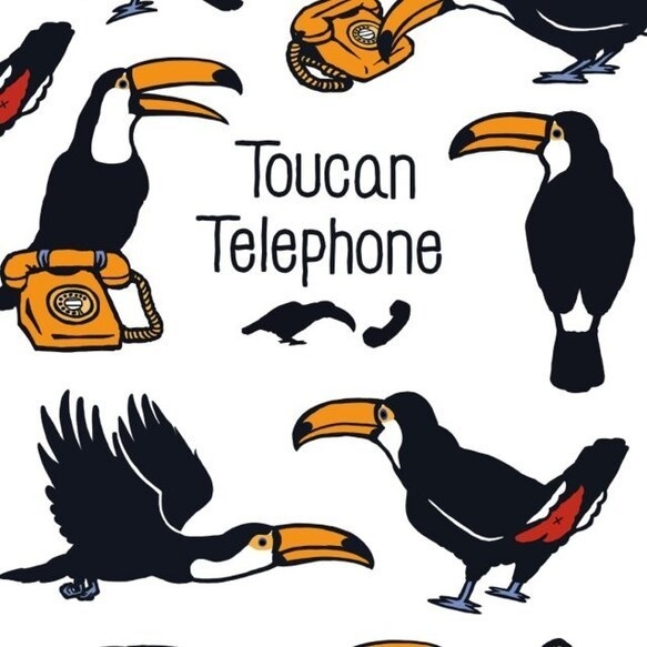 オニオオハシ【Google pixel 3・3a・4 対応】トゥッカーノ・テレフォンホワイト・スマホケースGoogle