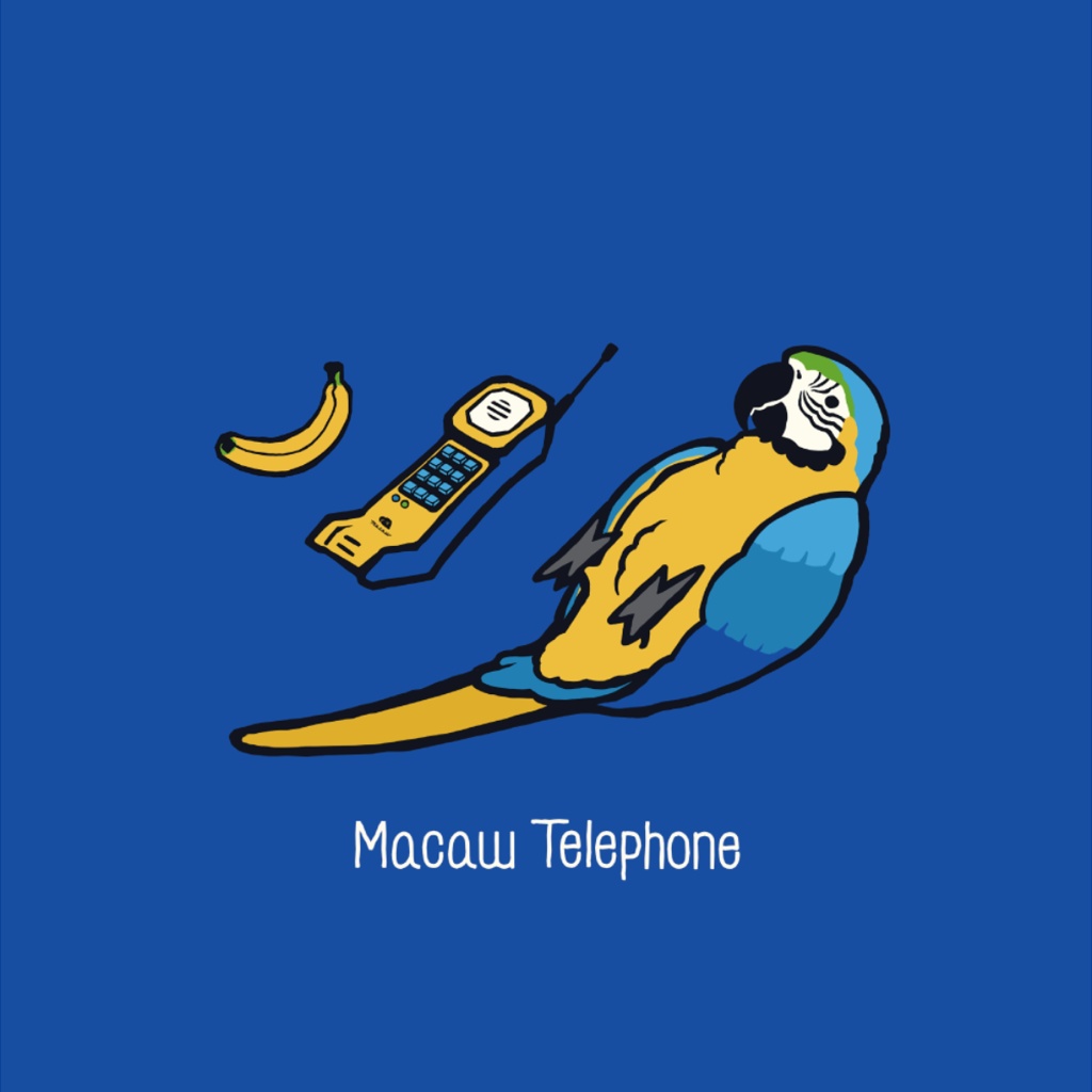 ルリコンゴウインコ【iPhone12・iPhone11対応】ルリコンゴウインコ・ブルー グリップケース iPhone用【各機種あります】