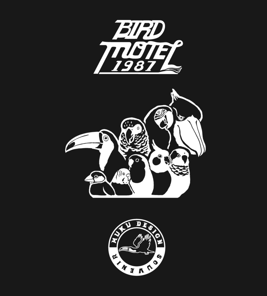 インコ【iPhone12・iPhone11対応】バードモーテル・ グリップケースミッドナイトブラック iPhone用【各機種あります】