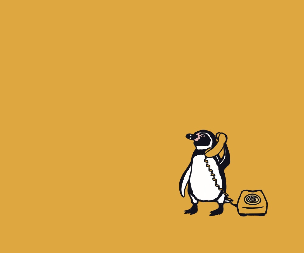 ペンギン【社員証入れ】フンボルトペンギントーク・イエロー・パスケース【パスケース】