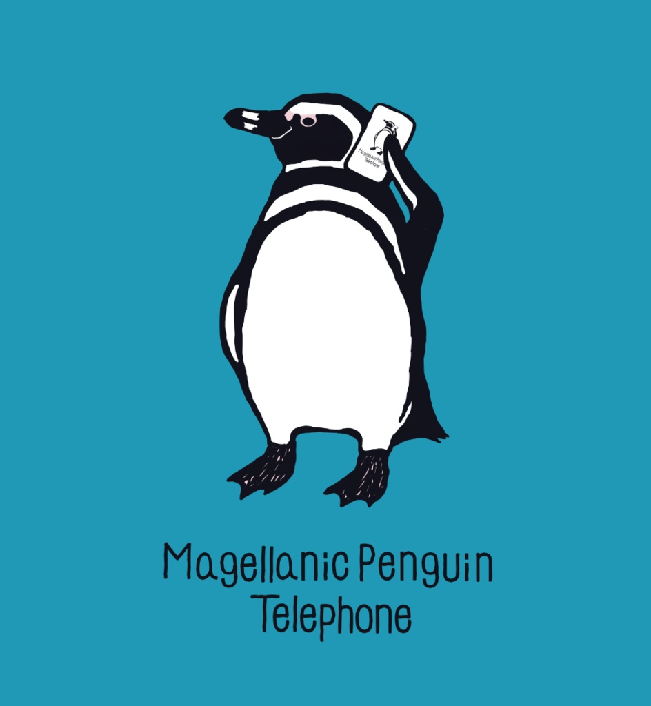 ハードケース・マゼランペンギン・テレフォン・ブルーXperia 5 II (SO-52A/SOG02)用【各機種制作中!