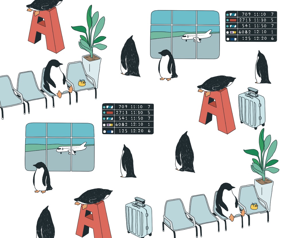 ペンギン【社員証入れ】ペンギンエアポート・パスケース【パスケース】