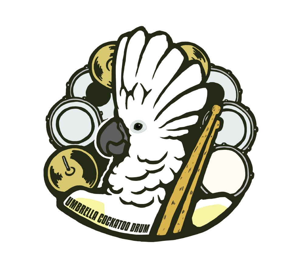 タイハクオウム【iPhone12・iPhone13対応】タイハクオウムのドラマー グリップケース