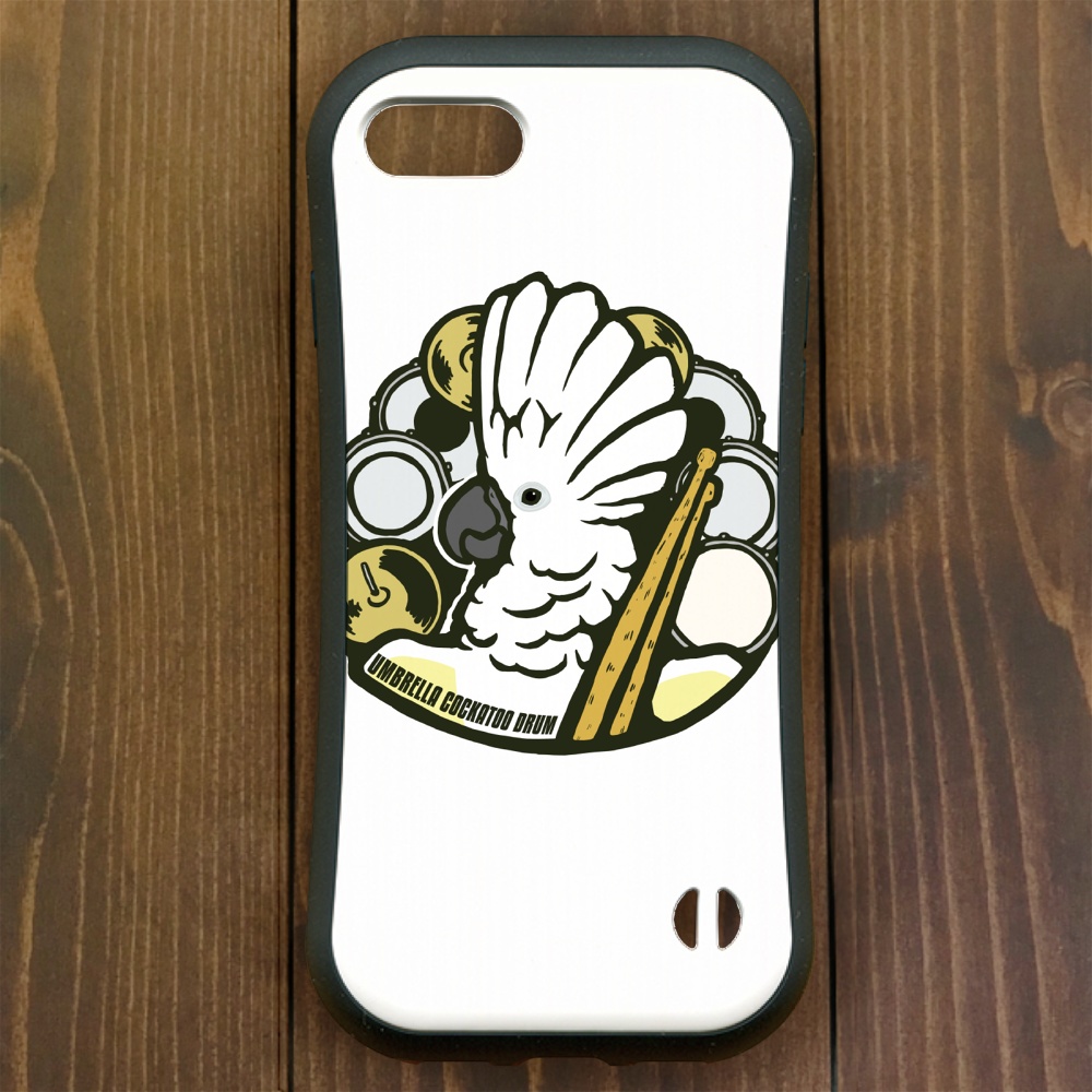 タイハクオウム【iPhone12・iPhone13対応】タイハクオウムのドラマー グリップケース