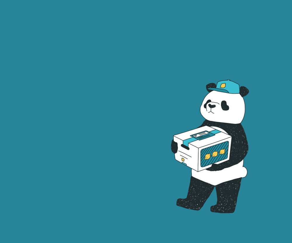 パンダ【社員証入れ】パンダ運送・パスケース【パスケース】