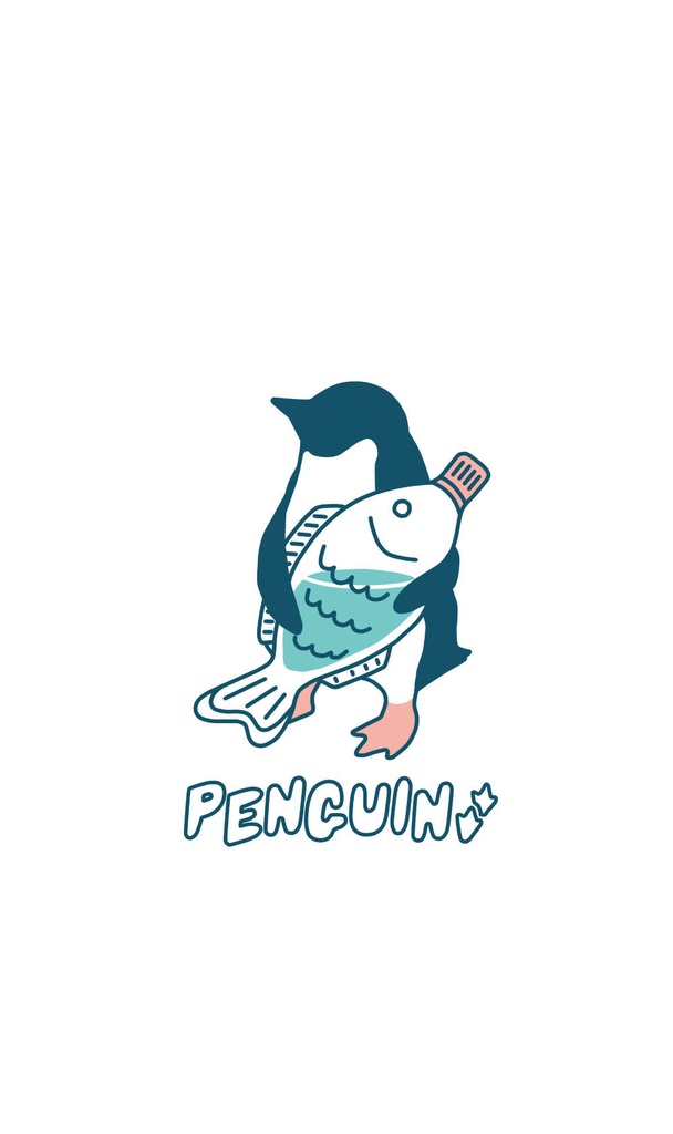 ペンギン【iPhone14・iPhone15対応】醤油さしペンギンホワイト グリップケース iPhone用