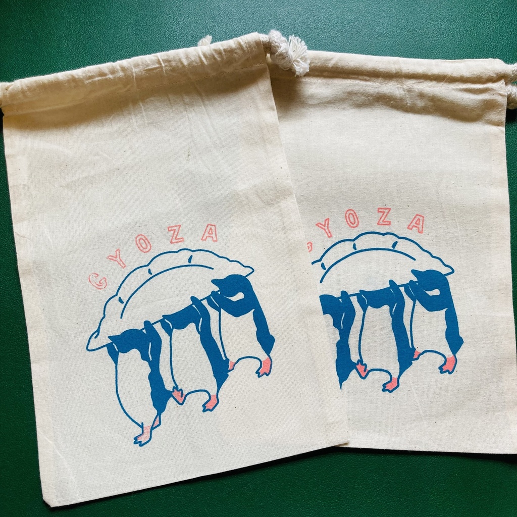 ペンギン【巾着】餃子はこび