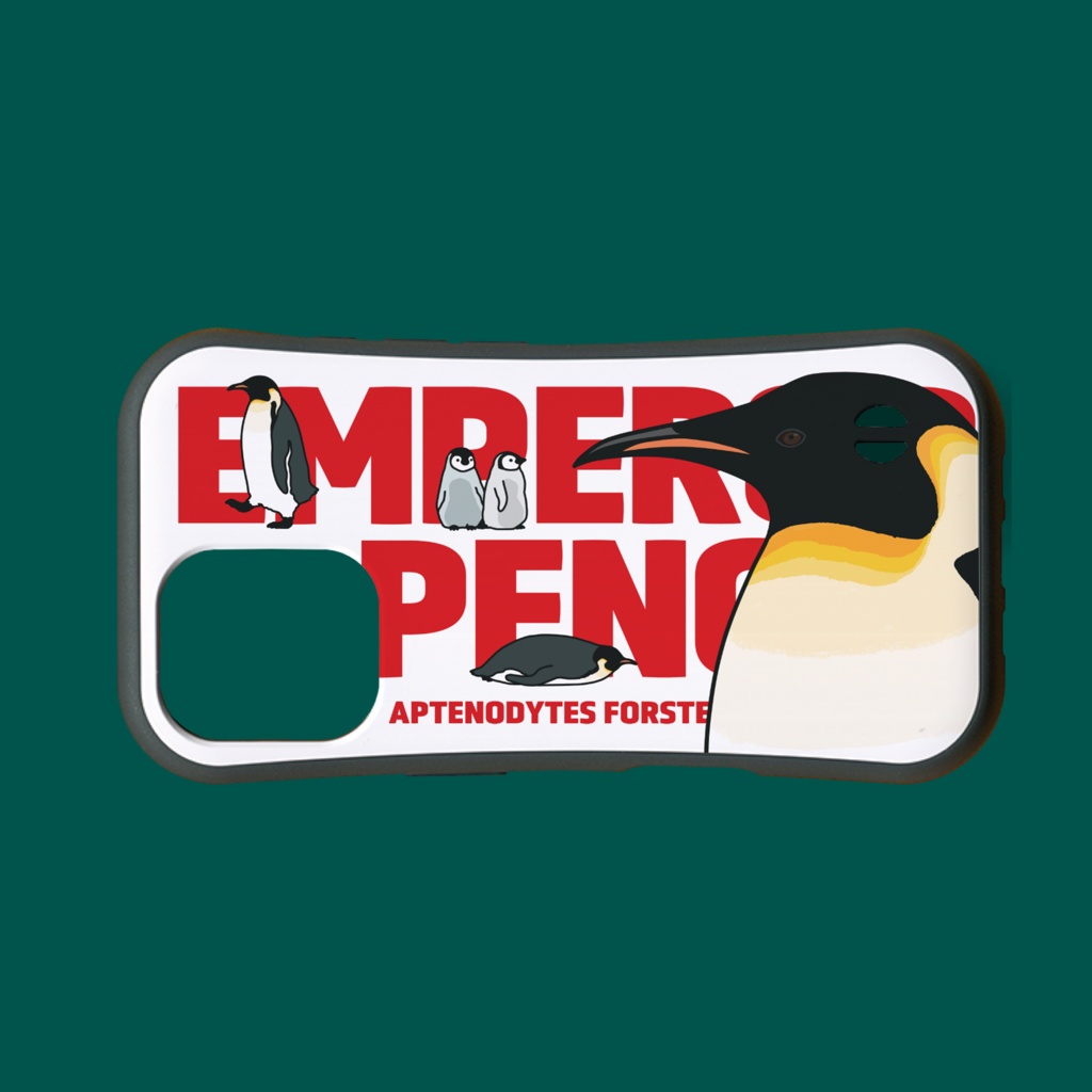 【ペンギン】エンペラーペンギン・グリップケース iPhone用【各機種あります】