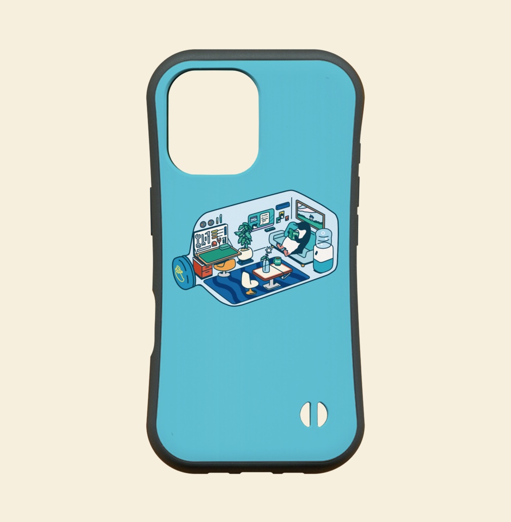 【ペンギン】ボトルシップ・グリップケース iPhone用【各機種あります】