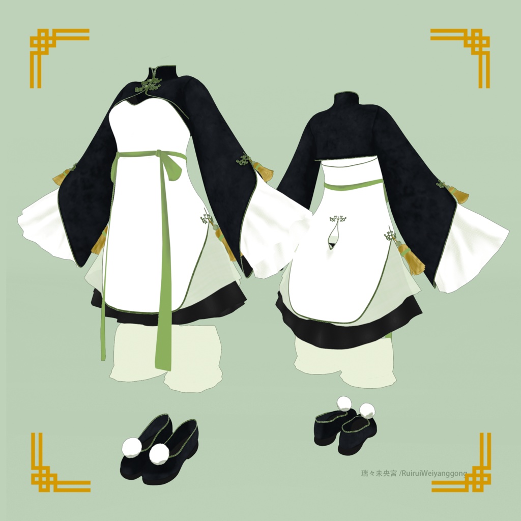 【VRChat】China Dress / チャイナドレス【Milfy/ミルフィ対応】