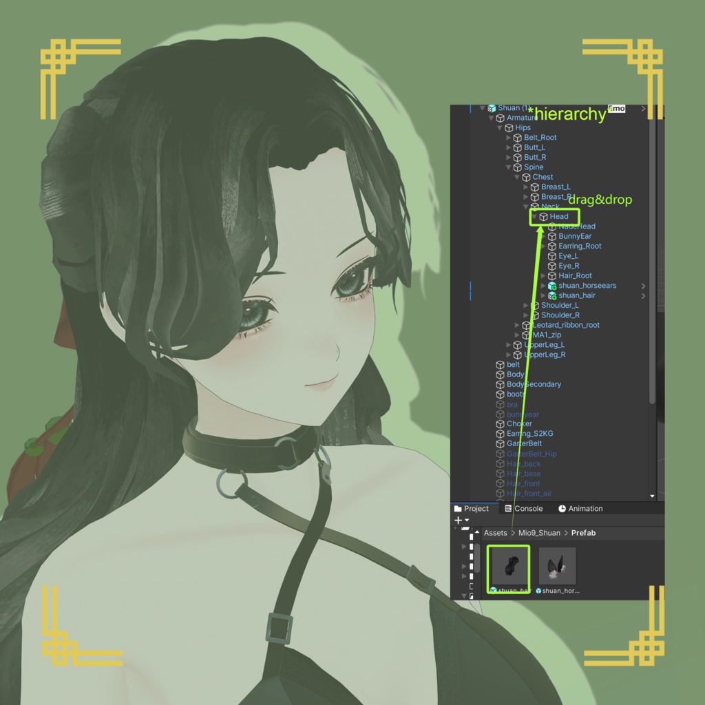 【VRChat】Horse Year´s Hair / 午年髪【しゅあん対応】