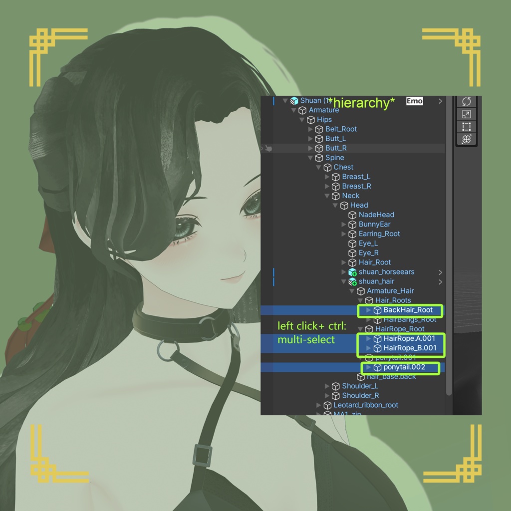 【VRChat】Horse Year´s Hair / 午年髪【しゅあん対応】