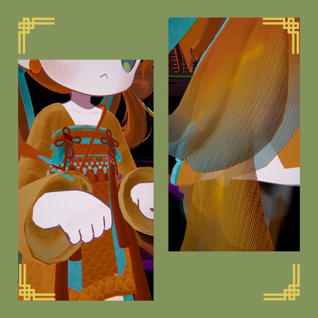 【VRChat】Goldfish Cloth/ 金魚衣装【キプフェル/Kipfel対応】